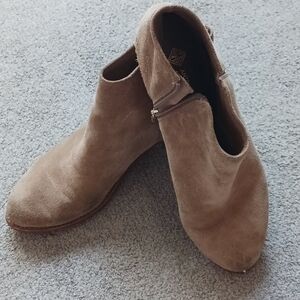 Antonio Melani Tan Suede Booties